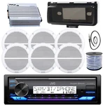 Jvc KD-X38MBS 1 Din Led Receiver, Cover, 6X 6.5'' Speakers, Antenna, Amp, Wire New. Price: $282.99.