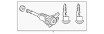 Genuine Mazda Door Lock Cylinder TAY0-76-220 New. Price: $102.45.
