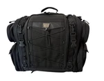 Kuryakyn Momentum Road Warrior Rear Seat Bag Black 5284 Motorcycle Luggage Used. Price: $150.00.