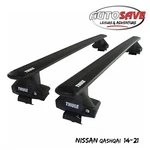 Thule Aluminium Wingbar Evo Black Roof Bars Set To Fit Nissan Qashqai 14-21 Aero New. Price: $442.65.
