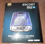 Escort Max 360 Mkii Blue Edition Radar/laser Detector Carplay Auto New. Price: $459.99.