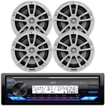 Jvc KD-X38MBS Marine Bluetooth Stereo Receiver, 4X Infinity 6.5" 225W Speakers Excellent. Price: $204.49.