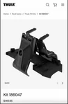 Thule Kit 186047 (subaru Outback) New. Price: $75.00.