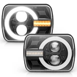 Mictuning 5X7 7X6" Led Headlights H6054 Lamps For Jeep Wrangler Cherokee New. Price: $152.92.