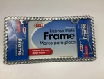 Bell 46291-8 Chrome Die-cast Metal License Plate Frame New. Price: $11.66.