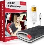 12V/24V Car Electric Blanket For Back Pain Relief, Heat Settings, 11 Auto-off, New. Price: $48.99.
