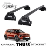 Thule Squarebar Evo Roof Set For Kia Niro MK2 22-25 Fixed Point Rail New. Price: $321.24.