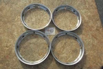 1960-65 Chevy Corvair, Monza 13" Trim Rings, Beauty Set Of 4 Used. Price: $99.95.