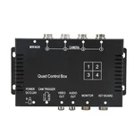 Aramox Channel Video Splitter DC12-24V Camera Switch Quad Control Box Used. Price: $58.89.