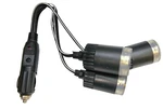 Diesel Up 12-VOLT 3-SOCKET Cigarette Lighter Power Adapter- Blue Lights New. Price: $16.99.