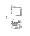 Genuine Mopar Multi Media Radio 68599397AF New. Price: $518.65.