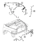 Genuine Mopar Front End Module Wiring 68360107AA New. Price: $268.79.