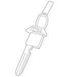 Genuine Nissan Vehicle Key H0564-6LY0A New. Price: $49.97.