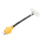Camco 55414 Heavy-duty Powergrip Locking Generator Adapter, 30-AMP Male 15-AM New. Price: $18.61.