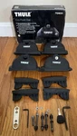Thule 7106 Evo Flush Rail Foot Pack + Fitting Kit Used. Price: $139.95.