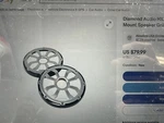 Diamond Audio HXM8FGW Speaker Grills Used. Price: $40.00.