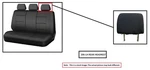 Lh Blk Lea Rear Headrest Oem 2015 Toyota Prius V 7194047220B0 Used. Price: $222.00.