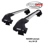 Thule Wingbar Edge Silver Aluminium Roof Bars Set For Nissan Qashqai MK.2 14-21 New. Price: $422.50.