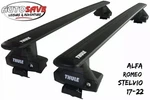 Thule Aluminium Wingbar Evo Black Roof Bars Set To Fit Alfa Romeo Stelvio 17-22 New. Price: $416.46.