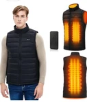Mexitop Heated Vest Xs Black Lightweight Electric Battery Pack New. Price: $49.99.