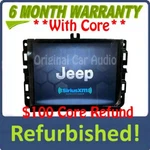 Refurbished 2017 - 2019 Jeep Compass Oem Am Fm Radio Touch Screen Display VP2RFP Remanufactured. Price: $494.10.