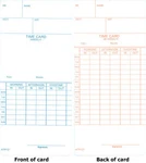 1000 Acroprint ATR120 Time Clock Cards (ATR121) New. Price: $59.99.
