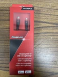 Snap Tools New CTCCORDC2L Red Usb-c Lightning Charging 6-1/2' Long. Price: $29.99.