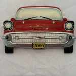 1957 Chevy Chevrolet Wall Mount Gm Motors Display Advertising Oem Oil Rare Used. Price: $100.00.