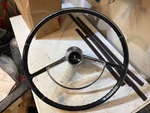 Factory Oem Gm Chevrolet 1965 -7 Corvair Steering Wheel Monza Horn & Cap Used. Price: $95.00.