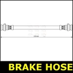 Brake Hose Inner Rear For Nissan X-trail T31 2.0 07- 13 CHOICE2/2 Apec New. Price: $34.16.