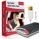 Comfytemp 12V/24V Car Electric Blanket For Back, Heat Settings, 12"X24" New. Price: $48.99.