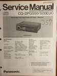 Panasonic CQ-DPG550 CQ-DPG500EUC Cd Player Receiver Original Repair Manual Used. Price: $11.95.