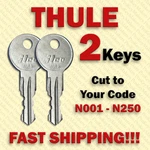 Thule Keys For Bike Racks Luggage Carriers Cut To Code N001 - N250 New. Price: $15.99.