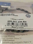 Volkswagen Premium Cable Usb-c To Usb-a (female) Vw New Oem 000 051 446 Bh. Price: $14.99.