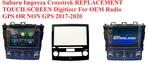 17-20 Subaru Impreza Crosstrek Replacement Touch-screen Digitizer Oem Radio Gps New. Price: $450.00.
