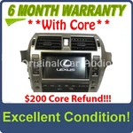 2010 - 2013 Lexus GX460 Oem Climate Control Navigation Touchscreen Info Display Remanufactured. Price: $1064.00.