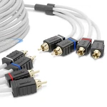DS18 Marine Grade 4-CHANNEL Rca Cable Tinned Wire MOFCR-25FT.4CH New. Price: $47.95.