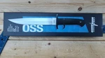 39LSSC Oss Subhilt Fighter 8-1/4" Double Edge Fixed Blade Used. Price: $59.99.