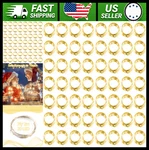 Hortsun 100 Pack Battery Fairy Lights Warm White 7 Ft 20 Led Waterproof New. Price: $62.99.