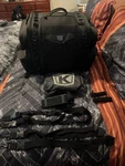 Kuryakyn 5284 Momentum Road Warrior Bag/ And Nelson-rigg Route One Weekend Used. Price: $225.00.