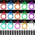 15 Pack 13FT Neon Light El Wire Portable Cuttable Glowing Battery Powere... New. Price: $50.53.