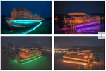 New T-h Marine Pontoon Flat Flexible Ribbon Led Strip Light Kit 20'. Price: $729.85.