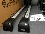 Genuine Thule Roof Bars Rack Wingbar Edge Audi Q3 5DOOR Suv Closed Rails 2012-18 Used. Price: $241.51.