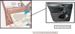 Left Blk Front Door Trim Panel Oem 2012 Cadillac Escalaesv 84127296 Used. Price: $125.00.