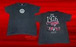 New Volkswagen Vw Gti Golf 1976 Classic Car 2 Sided Men's Vintage T-shirt. Price: $23.95.