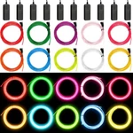 15 Pack 10FT Neon Light El Wire Portable Cuttable Glowing Battery Powere... New. Price: $45.80.