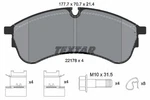 Textar 2217801 Brake Pad Set, Disc For Man, Vw Neu. Price: $87.93.