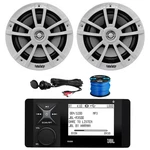 Jbl R3500 Bluetooth Receiver, 2X 6.5" White Speakers, Wire, Usb/aux Mount Open. Price: $287.99.