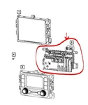 Brand New Genuine Mopar Multi Media Radio 68598596AF 2025 Ram. Price: $520.00.