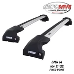 Thule Wingbar Edge Silver Roof Bars For Bmw I4 G26 21-22 Fixpoint Pair Lockable New. Price: $425.30.
